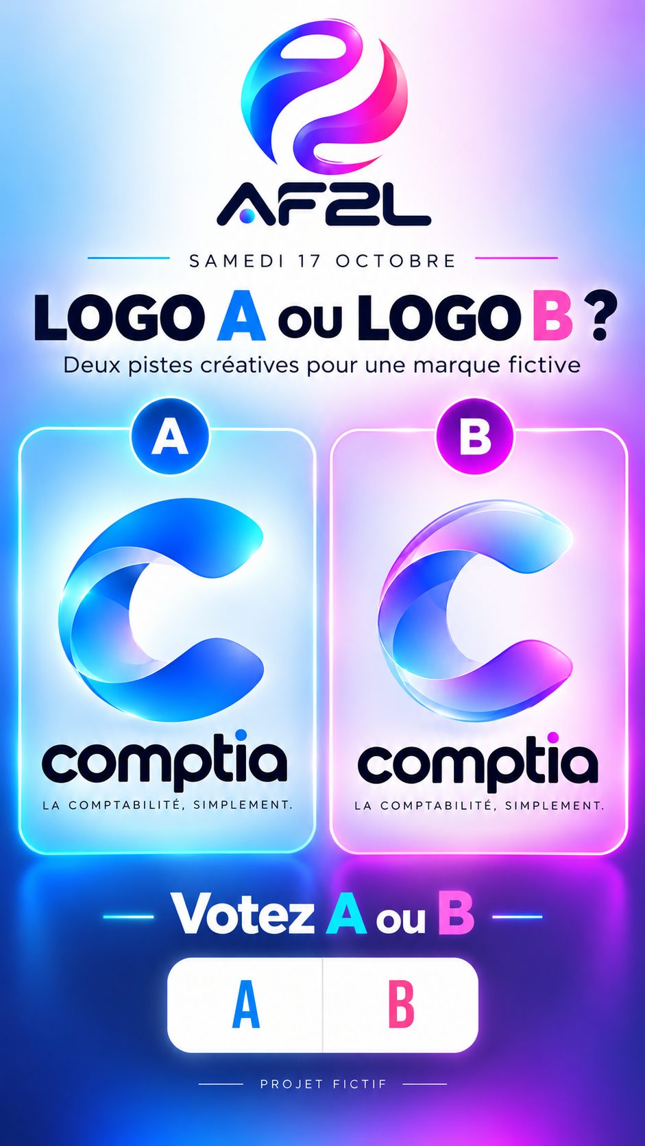 🚀 LOGO A OU LOGO B ? À VOUS DE CHOISIR ! 🎨 💙 Deux versions. Une identité. Deux visions…
